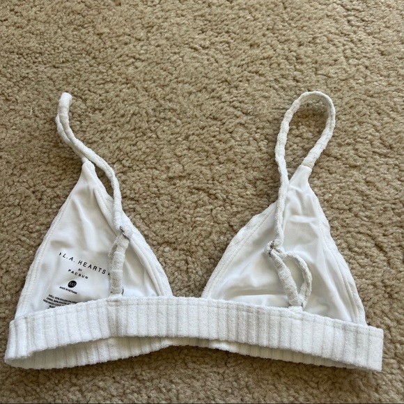 PacSun White Ribbed Bikini - Picture 7 of 12